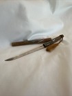 Vintage Made In Japan Letter Opener Approx 8 Inches  Wood Case  Metal Opener 