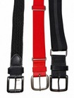 Nike  Adidas  Youth Unisex Baseball softball Belts Lot Of 3 One Size Black Red