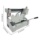 Heavy Duty Book Binding Machine Hot Melt Glue Binder W Built-in Milling Cutter