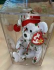 Mint Rare 1998  holiday Teddy  Ty Beanie Baby Babies Pe Pellets Tag Errors
