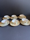 Rare Vintage 1930   s 23pce Orphan Annie Japanese Lustreware Tea Set See Photos