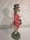  vintage  Winterthur Mr Lord Fox Hunt English Library Statue Exclusive Very Rare