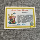 1985 Topps Garbage Pail Kids Series 1 Glossy Jason Basin  two Star Back 