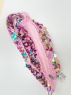 Brand New Pink Disney World Sequin payette Mickey Head Purse