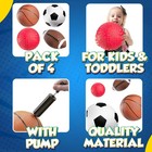 Sports Balls For Kids   Toddlers -  pack Of 4  5-inch Sports Set Includes Foo   