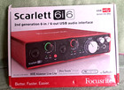 Focusrite Scarlett 6i6 2nd Gen Audio Interface  Mint Condition