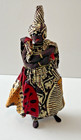Vintage Handmade Senegal Africa Doll On Stand