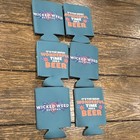 Wicked Weed Brewing Teal Neoprene Insulated Can Cooler Coozie Koozie Set Of 6