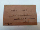 Antique 1907 Leather Post Card