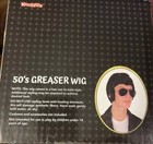 Adult 50 s Black Greaser Wig Sideburns Costume Accessory Kangaroo