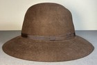 Vintage Ralph Lauren Polo Fur Felt Open Crown Fedora Hat England Sable 7 1 2 Xl