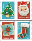  new  2026  Christmas Cookies   Bkt Sgls Set Of 4  2026 Mnh -   after 9 19 26  