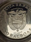 Panama 1972 Silver 20 Balboas Simon Bolivar 1783-1830 129 59 Grams Silver 4 16oz