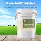 Beef Tallow - 100  Grass-fed   Finished - Good For Cooking  Baking   5 Pounds