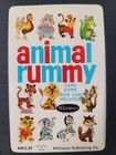 Vtg Complete Whitman Publishing Animal Rummy Children s 45 Card Deck Game  4493