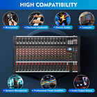 16 Channel Studio Audio Mixer Bluetooth Usb Digital Sound Mixing Console Board