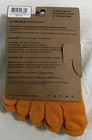 Injinji Performance Ultra Run No Show Toe Socks Orange Size Medium