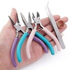 3pcs Jewelry Making Pliers Set  Metal Round Nose Tool Kit For Beading Diy Craft