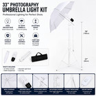 Professional Photography 33  Studio Lighting Reflective White Soft Umbrella