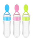3 Pack Baby Food Feeder  3 Oz Silicone Baby Feeder  3 Colors Baby Food Dispen   