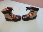 Very Nice Early Old Antique 1890 s - 1900 s Child s Leather Button Shoes Boots