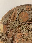 Vintage Solid Copper Wall Plate Charger Persian Islamic Hand Chased   Heavy 15   