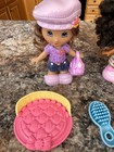 Lot Of 3 Vintage Fisher Price Snap N Style Dolls With 24 Accessories