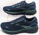 Brooks Ghost 15 Crown Blue   Black  Green Men s Running Shoes Size 8 New