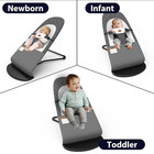 Portable Baby Bouncer Seat For Infants  0-18 Months  100  Cotton  3 Modes Of Use