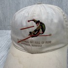 Vintage Us National Ski Hall Of Fame Hat Cap Strap Back Baseball Snowboarding