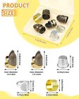 Fiveizero Thimble Kit    7 Pcs Sewing Thimbles For Hand Sewing  Metal Finger Prote