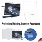 10 Assorted Merry Christmas Note Cards Pack - Sleigh Moon