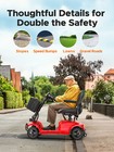 Engwe Ease1 300 Lbs Mobility Scooter 24v 12ah 4 Wheels Folding Electric Scooter