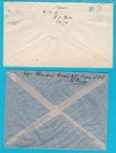 Egypt 2 Air Covers 1946 Cairo To Usa