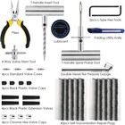 Tire Repair Kit - 68pcs Heavy Duty Tire Plug Kit  Universal Tire Repair Tools 