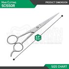 Barber Hair Cutting Scissor 6 5  Salon Cutting Shears Ice Tempered German Grade