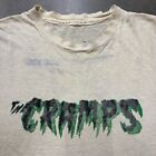 Vintage The Cramps Tee Size Large Single Stitch Thrashed Distressed Paper Thin