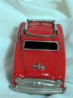 Vintage Red Friction Tin Toy Airport Limousine  5  Made In Japan Original Patina