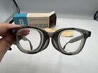 Vintage Bouton Safety Glasses 5949u Smoke Clear Lenses 48mm U-fit Wire Shields