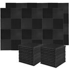 12 96 Pack 12 x12 x1  Acoustic Foam Panel Wedge Studio Soundproofing Wall Tiles