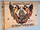 Sailor Jerry Us Uk Mermaid Girls Ship Spiced Rum Alcohol Ad Poster 24 x18    New