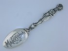 Sterling Silver Shiebler Souvenir Spoon Full Figural Indian Marytown
