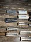 Lot Of 8 Harps  Marine Band   Special 20 Harmonica Need Polishing