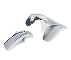 Ktx Pro For Honda Atc 350x 85 - 86 White Plastic Front And Rear Fender Set