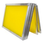 6pcs Screen Printing Frame Aluminum Frame With 230 Mesh Yellow Inner Dia 10  14 