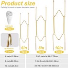 18pcs Plate Hangers For The Wall Small Racks   Hooks Stainless Steel Invisible