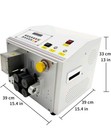 110v Automatic Cable Wire Cutting Stripping Machine Touch Screen For 0 1-4mm  