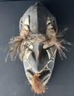 Vintage Papua New Guinea Png Middle Sepik Wood Carved Canoe Prow Mask 13   h