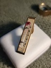 Vintage 1960s Mid Century Modern Gold Plated Thermometer Tie Clip bar In Vgc 