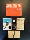 Sekonic L-398 Studio Deluxe Light Meter   Orig Box Leather Case  Works Read